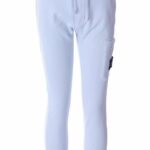 STONE ISLAND – Fleece pants off white (35368)