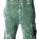 STONE ISLAND – Fleece shorts vert (35378)