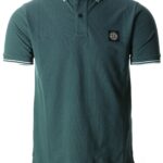 STONE ISLAND – Polo shirt vert (36238)