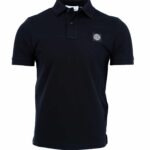 STONE ISLAND – Polo shirt zwart (37004)