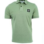STONE ISLAND – Polo shirt vert (37006)