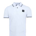 STONE ISLAND – Polo shirt blanche (37013)