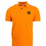 STONE ISLAND – Polo shirt neon orange (37015)
