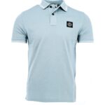 STONE ISLAND – Polo shirt light blue (37016)