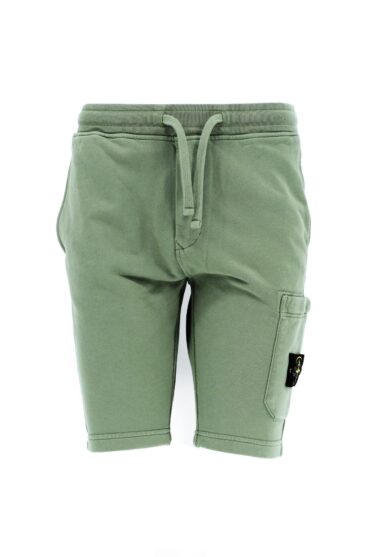 STONE ISLAND – Fleece shorts groen (37031)