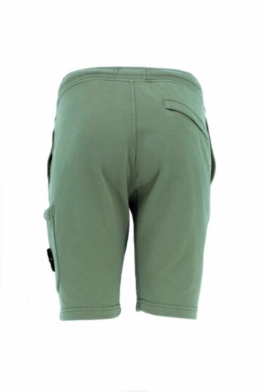 STONE ISLAND – Fleece shorts groen (37031)