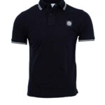 STONE ISLAND – Polo shirt zwart (37028)