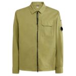 C.P. Company – Gabardine Zipped Shirt olijf (38234)