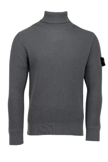 STONE ISLAND – Col pull grijs (37797)