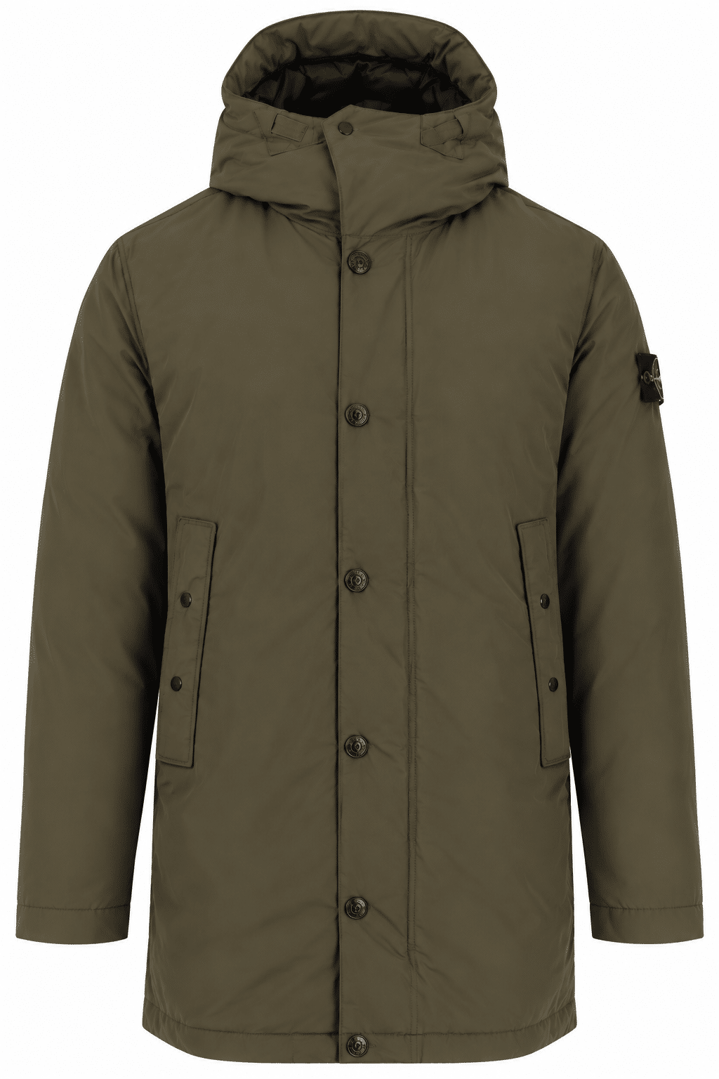 STONE ISLAND - Longue parka en duvet verte (43359) STONE ISLAND - Longue parka en duvet verte (43359)