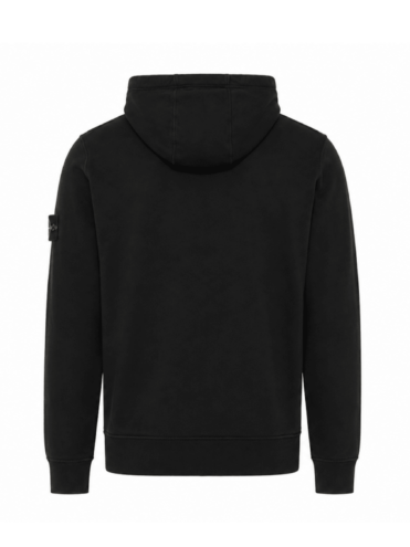STONE ISLAND SWEAT À CAPUCHE NOIR (43367) STONE ISLAND SWEAT À CAPUCHE NOIR (43367)