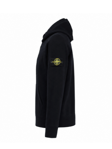 STONE ISLAND SWEAT À CAPUCHE NOIR (43367) STONE ISLAND SWEAT À CAPUCHE NOIR (43367)