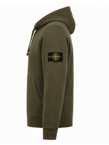 STONE ISLAND HOODIE SWEATER GREEN (43368) STONE ISLAND HOODIE SWEATER GREEN (43368)
