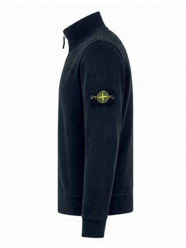 STONE ISLAND - HALF ZIP SWEATER NAVY (43371)