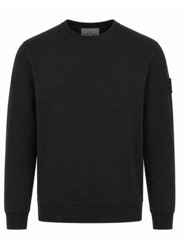 STONE ISLAND - CREWNECK SWEATSHIRT BLACK (43373)