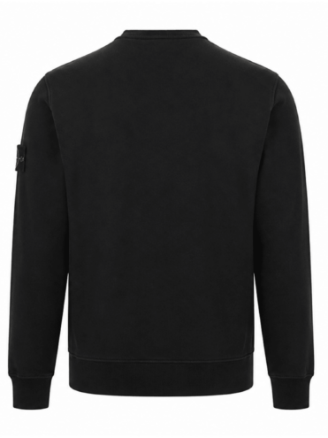 STONE ISLAND - CREWNECK SWEATSHIRT BLACK (43373) STONE ISLAND - CREWNECK SWEATSHIRT BLACK (43373)