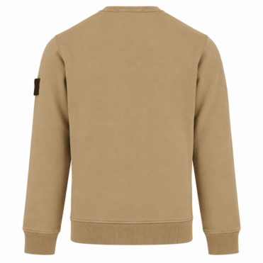 STONE ISLAND - Sweat-shirt à col rond beige (43377)