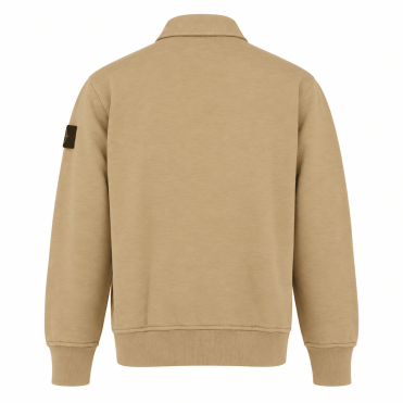 STONE ISLAND - Sweat-shirt ras du cou Oversized Fit beige (43380) STONE ISLAND - Sweat-shirt ras du cou Oversized Fit beige (43380)