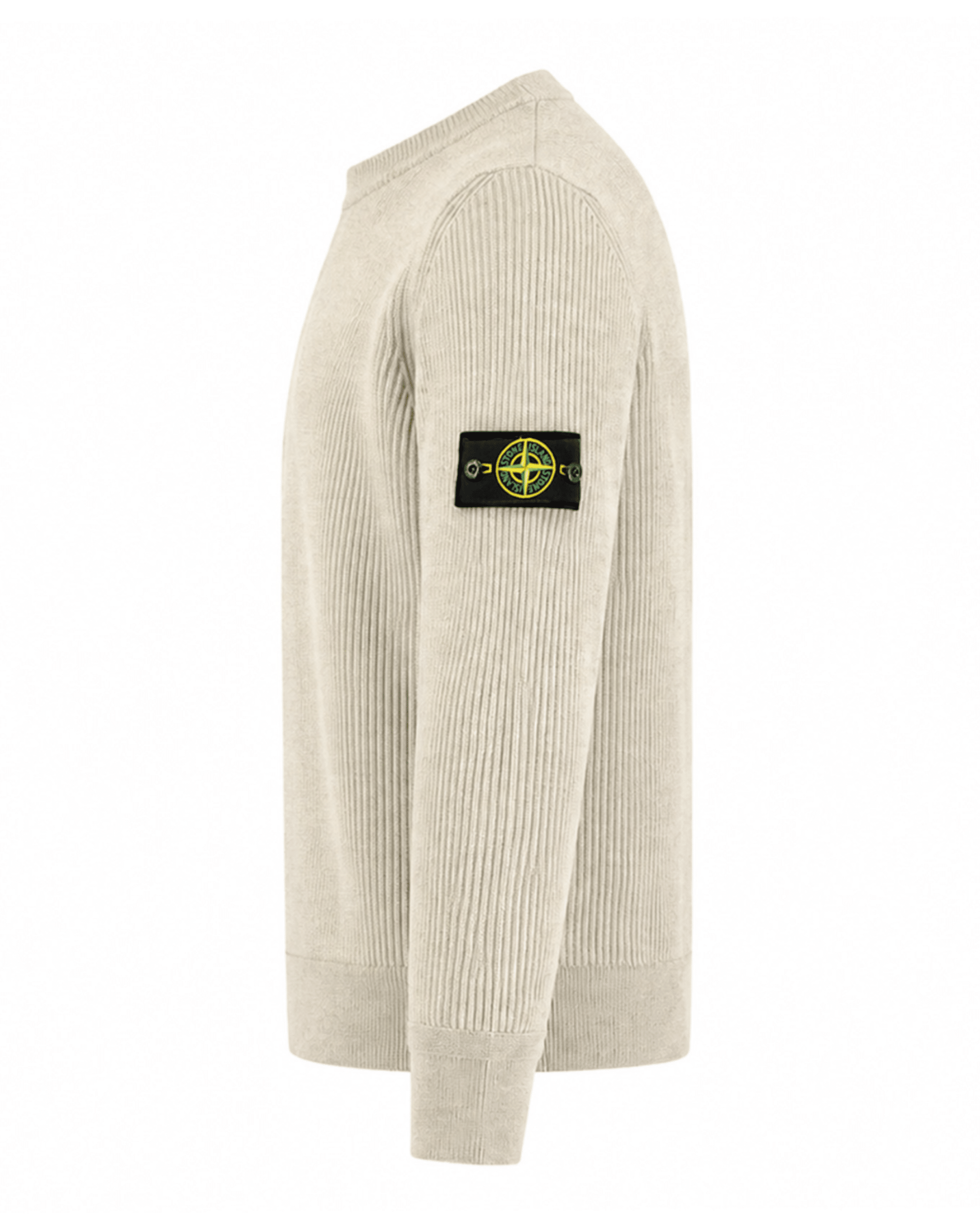 STONE ISLAND PULL À COL ROND SABLE (43387) STONE ISLAND PULL À COL ROND SABLE (43387)
