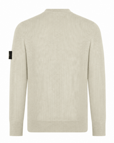 STONE ISLAND PULL À COL ROND SABLE (43387) STONE ISLAND PULL À COL ROND SABLE (43387)