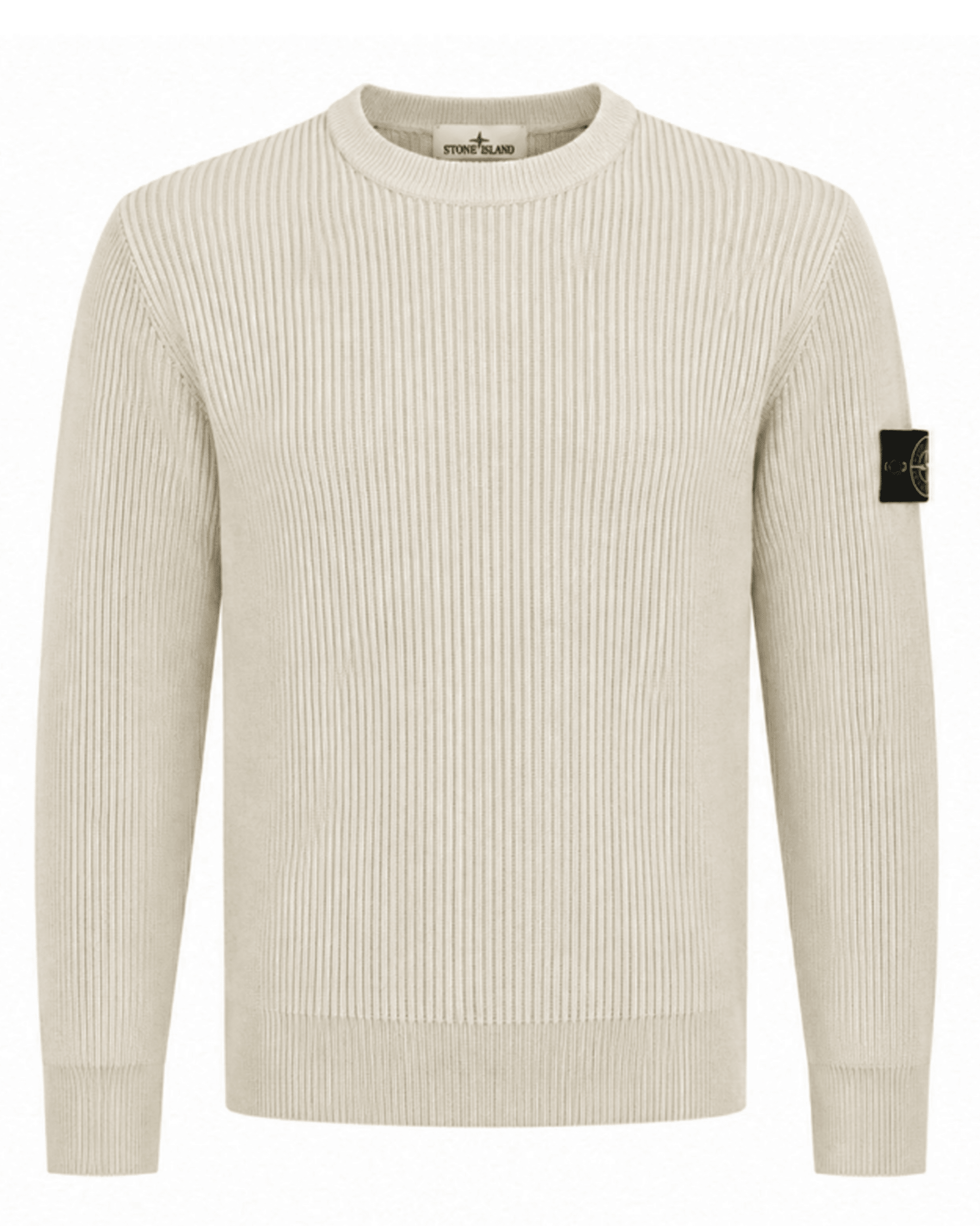 STONE ISLAND PULL À COL ROND SABLE (43387) STONE ISLAND PULL À COL ROND SABLE (43387)