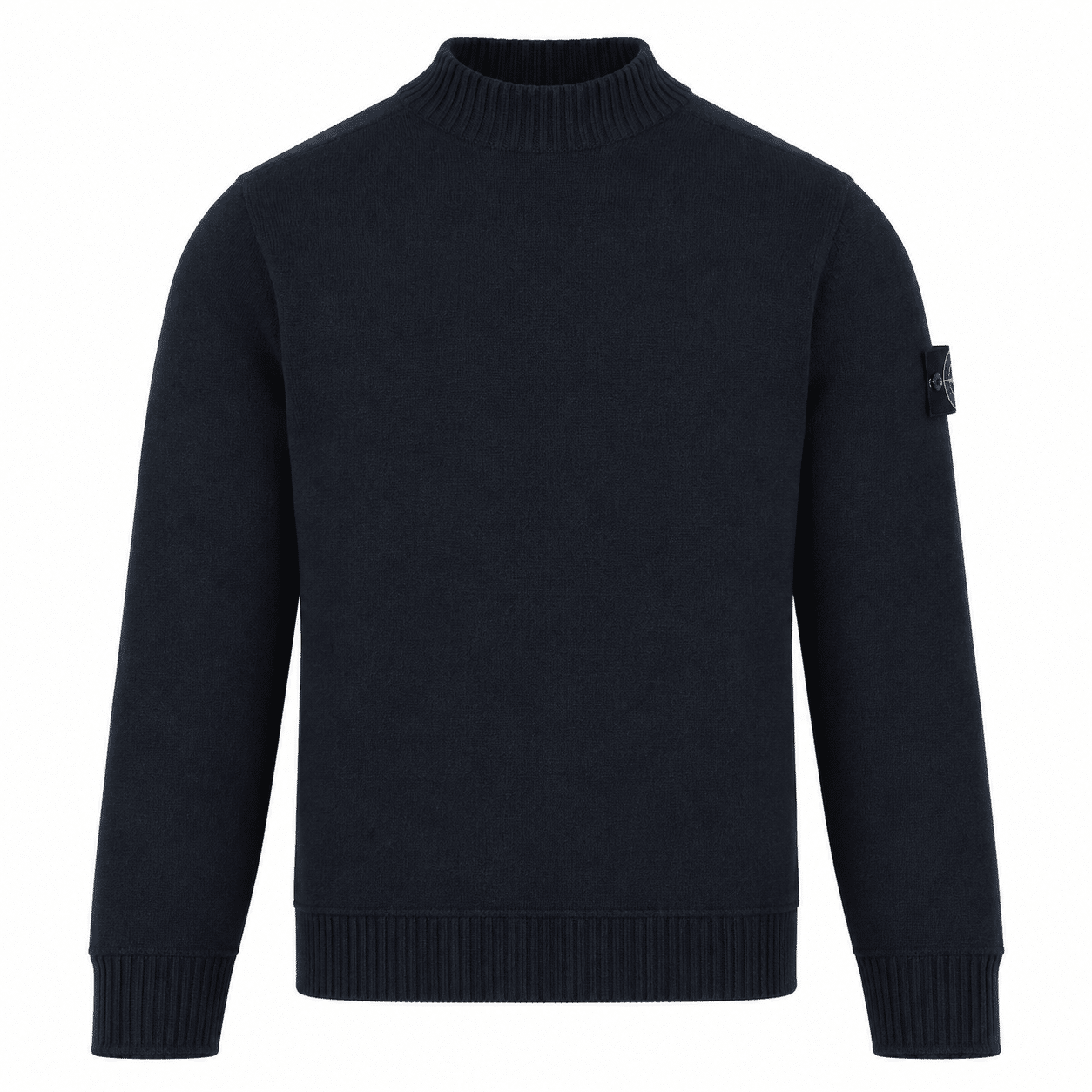 STONE ISLAND - Pull col rond bleu marine (43388) STONE ISLAND - Pull col rond bleu marine (43388)