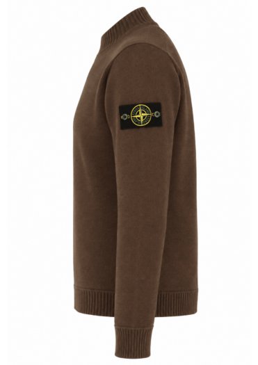 STONE ISLAND - Crewneck trui bruin (43389)