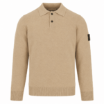 STONE ISLAND - Polo trui beige (43396)