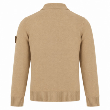STONE ISLAND - Polo trui beige (43396)