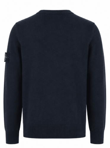 STONE ISLAND CREWNECK SWEATER DARK BLUE (43400) STONE ISLAND CREWNECK SWEATER DARK BLUE (43400)
