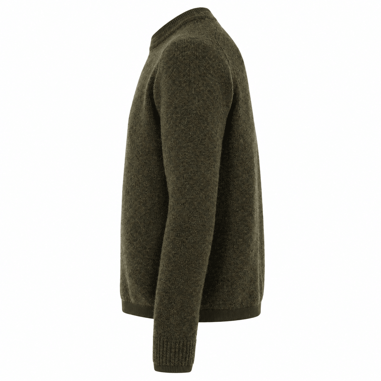 STONE ISLAND - Loose Fit crewneck trui bruin gemêleerd (43402) STONE ISLAND - Loose Fit crewneck trui bruin gemêleerd (43402)