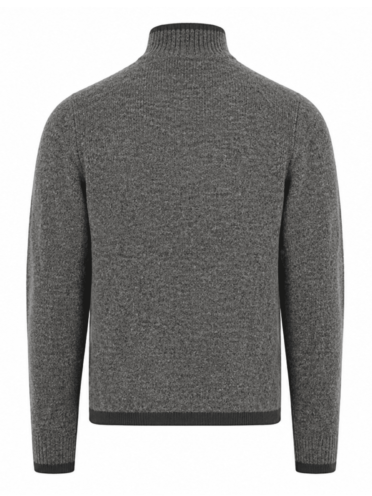 STONE ISLAND - STELLINA WOOL HALF ZIP SWEATER GRIJS (43403) STONE ISLAND - STELLINA WOOL HALF ZIP SWEATER GRIJS (43403)