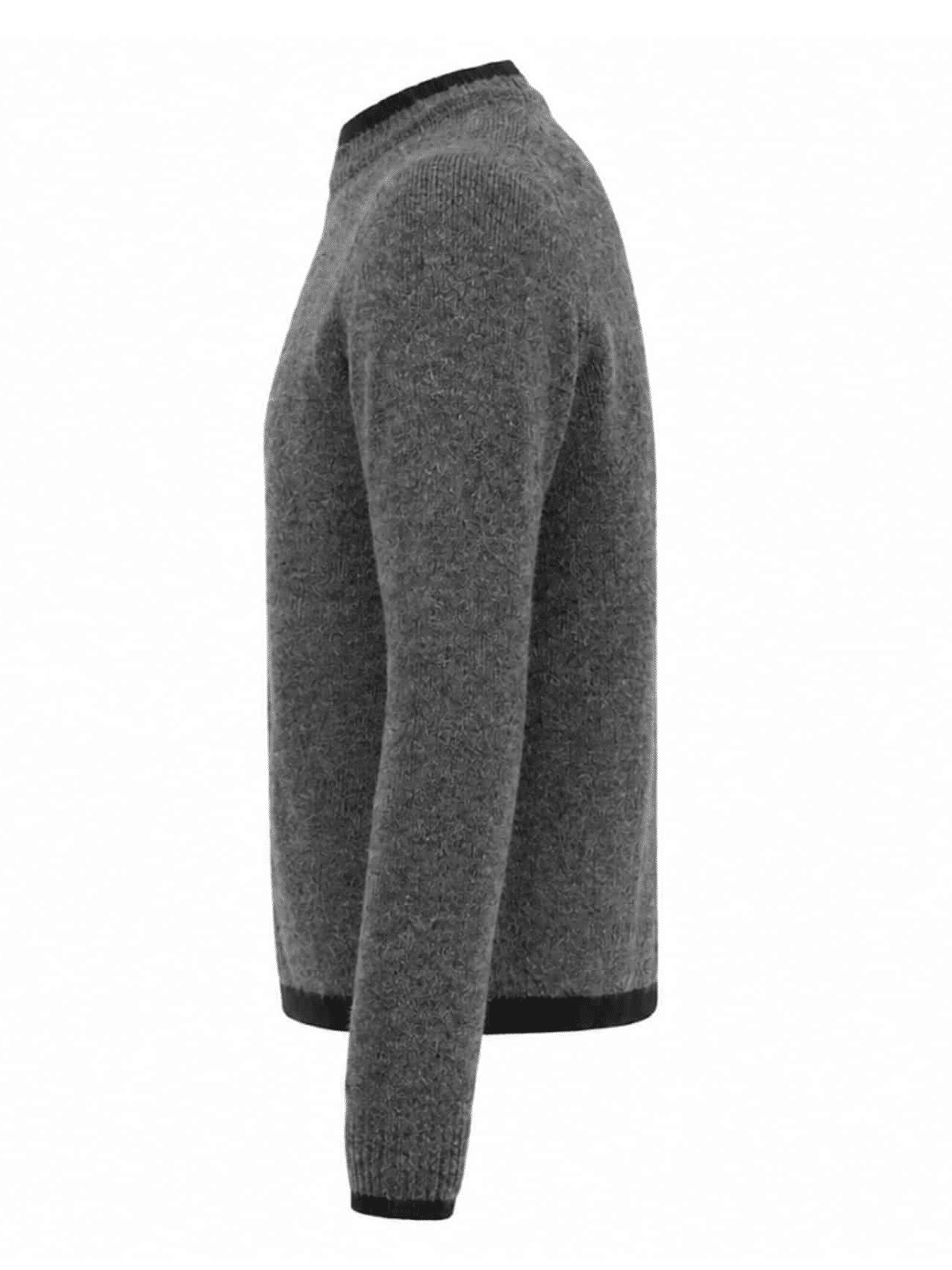 STONE ISLAND - STELLINA KNIT CREWNECK SWEATER GRAY (43405) STONE ISLAND - STELLINA KNIT CREWNECK SWEATER GRAY (43405)