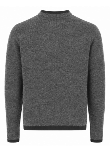 STONE ISLAND - STELLINA KNIT CREWNECK SWEATER GRAY (43405) STONE ISLAND - STELLINA KNIT CREWNECK SWEATER GRAY (43405)