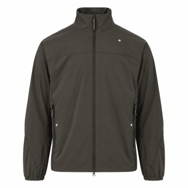 STONE ISLAND - Surchemise Loose Fit zippée gris anthracite (43407)