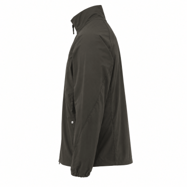 STONE ISLAND - Surchemise Loose Fit zippée gris anthracite (43407) STONE ISLAND - Surchemise Loose Fit zippée gris anthracite (43407)