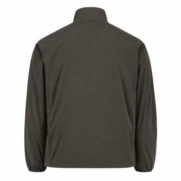 STONE ISLAND - Surchemise Loose Fit zippée gris anthracite (43407) STONE ISLAND - Surchemise Loose Fit zippée gris anthracite (43407)
