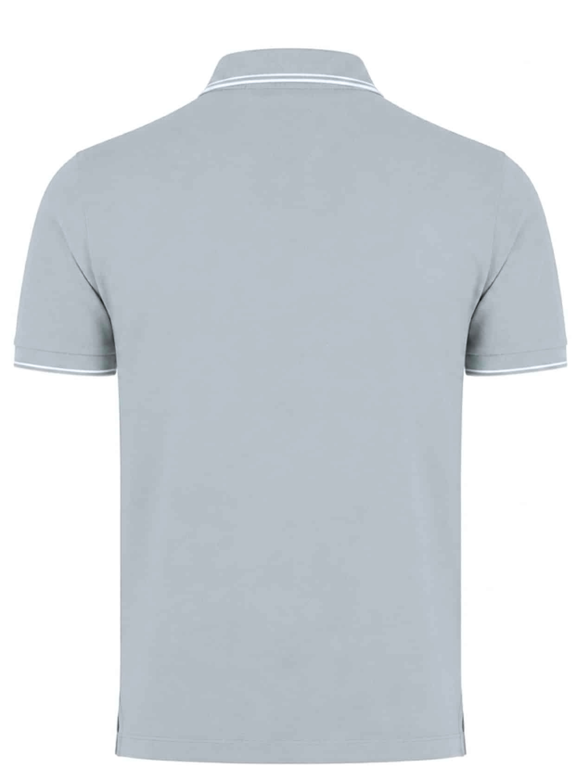 STONE ISLAND - POLOSHIRT LICHTBLAUW / GRIJS (43416) STONE ISLAND - POLOSHIRT LICHTBLAUW / GRIJS (43416)