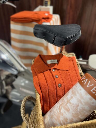 Gran Sasso - POLO BOUCLÉ CÔTELÉ ORANGE (43137) Gran Sasso - POLO BOUCLÉ CÔTELÉ ORANGE (43137)