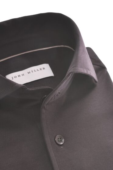 JOHN MILLER - Premium Jersey overhemd bruin (43485) JOHN MILLER - Premium Jersey overhemd bruin (43485)