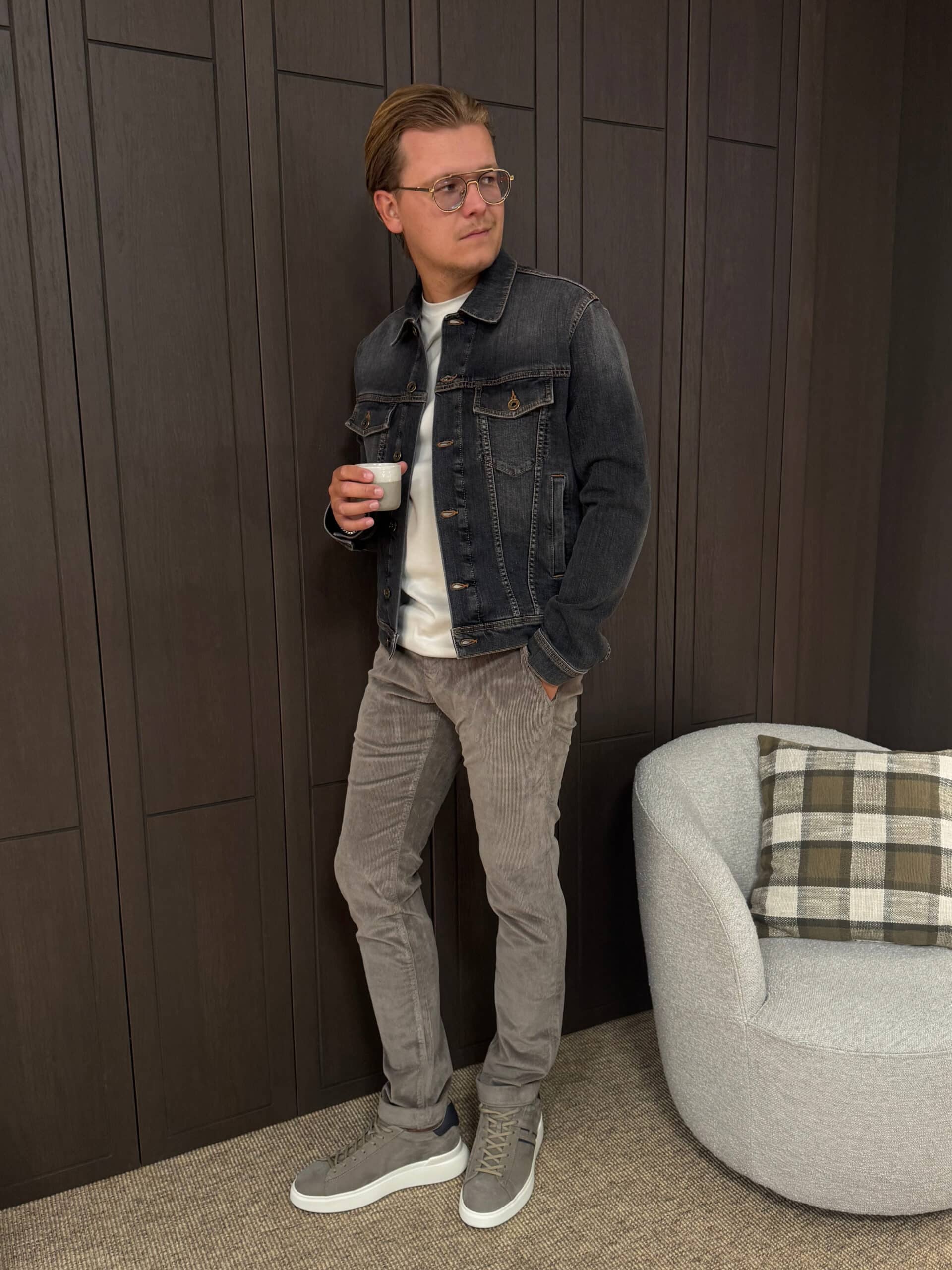 JACOB COHEN - Denim jacket gris S4361 800D (43313) JACOB COHEN - Denim jacket gris S4361 800D (43313)