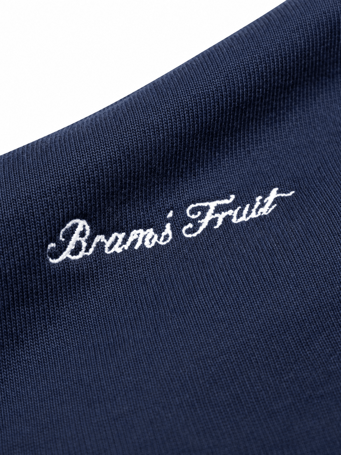 BRAM’S FRUIT - Script Logo Full Zip marineblauw (43170) BRAM’S FRUIT - Script Logo Full Zip marineblauw (43170)