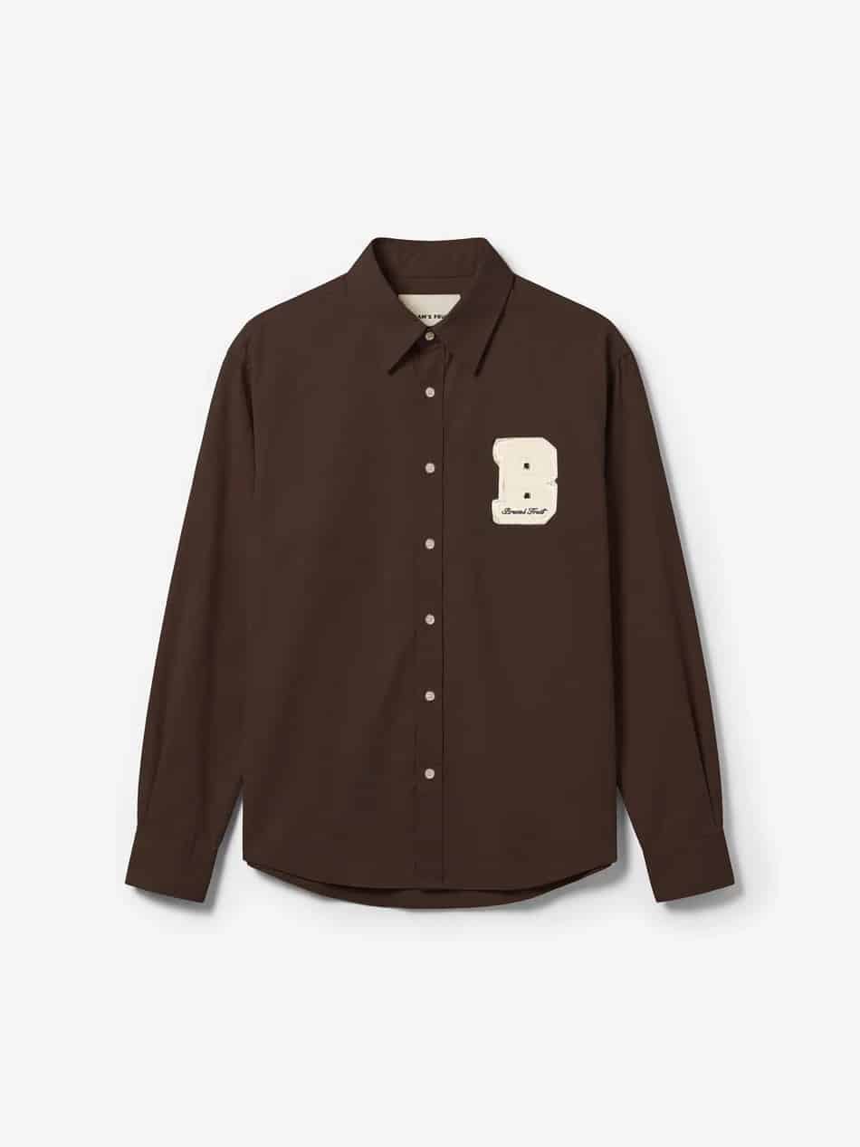 Brams Fruit - Varsity Shirt LS Bruin (43166) Brams Fruit - Varsity Shirt LS Bruin (43166)