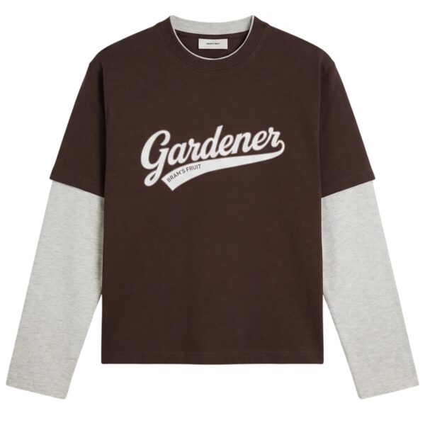 Brams Fruit - T-shirt Double Layer à Manches Longues Marron (43173) Brams Fruit - T-shirt Double Layer à Manches Longues Marron (43173)