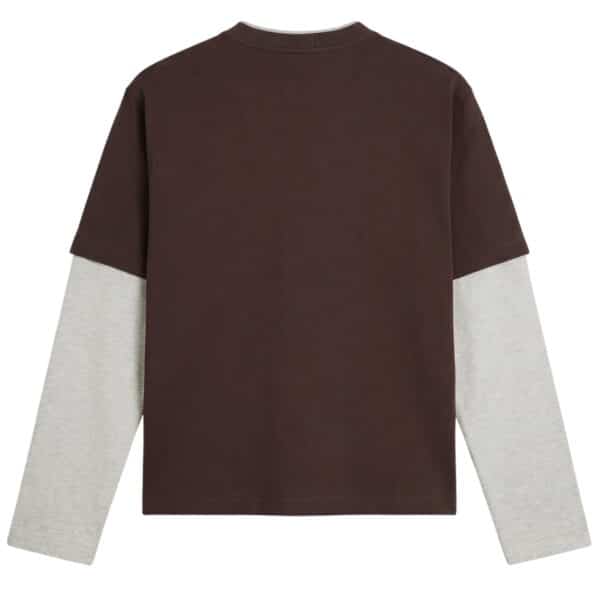 Brams Fruit - T-shirt Double Layer à Manches Longues Marron (43173) Brams Fruit - T-shirt Double Layer à Manches Longues Marron (43173)