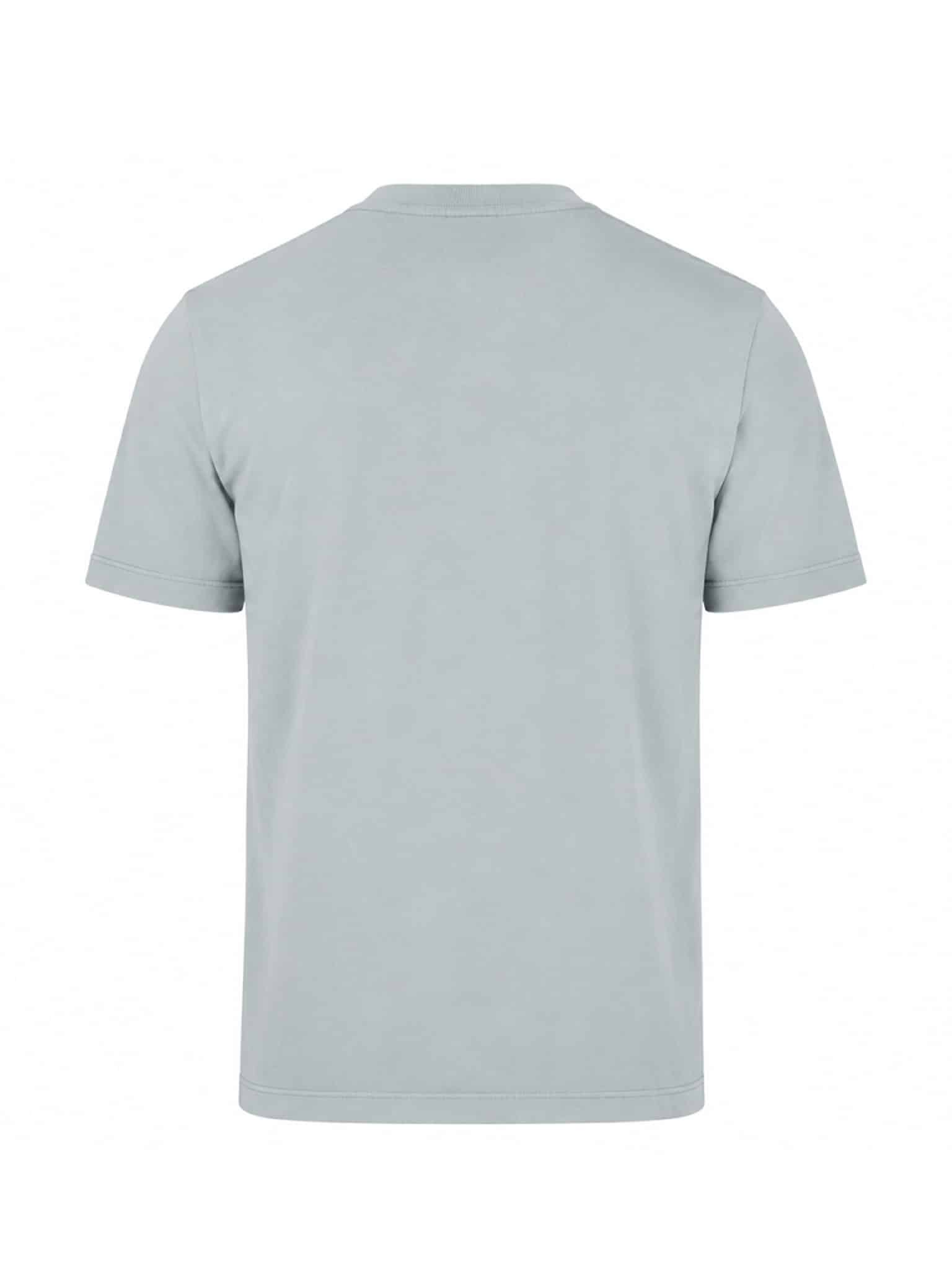 STONE ISLAND - COTTON JERSEY LIGHT BLUE / GREY (43420) STONE ISLAND - COTTON JERSEY LIGHT BLUE / GREY (43420)
