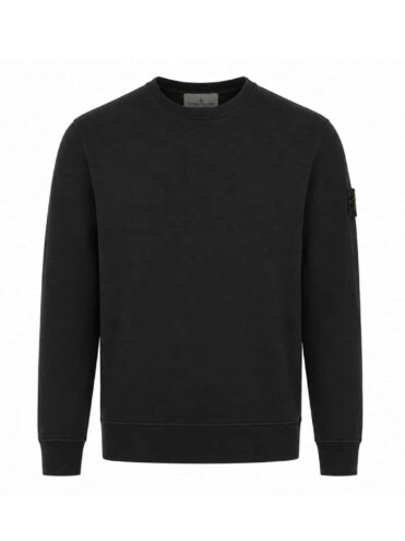 STONE ISLAND - CREWNECK SWEATSHIRT ZWART (43373)