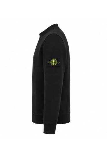 STONE ISLAND - CREWNECK SWEATSHIRT ZWART (43373) STONE ISLAND - CREWNECK SWEATSHIRT ZWART (43373)