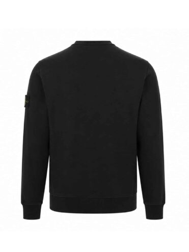 STONE ISLAND - CREWNECK SWEATSHIRT ZWART (43373) STONE ISLAND - CREWNECK SWEATSHIRT ZWART (43373)