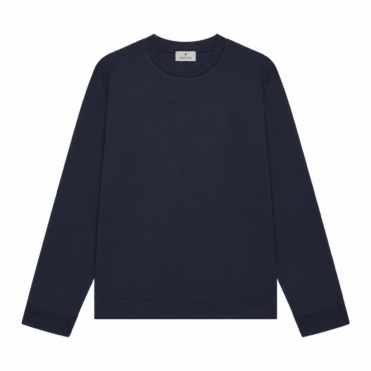 VALENZA - Heavy Supima sweater navy blue (43494)